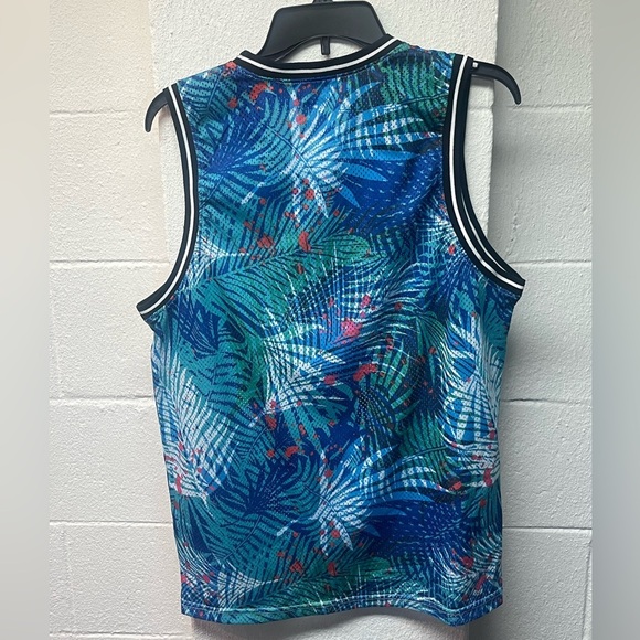 Brooklyn Tank Top Jersey Size Large Carbon Blue Mesh - Picture 4 of 4